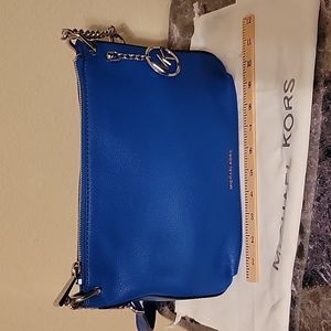 Blue MK mid to large crossbody.